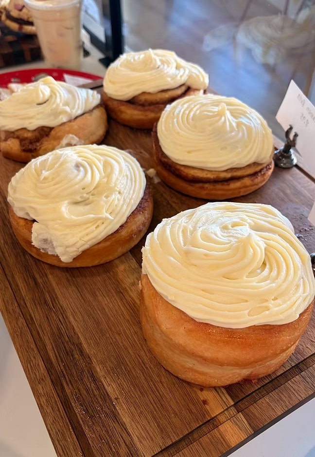 Classic cinnamon rolls with cream cheese frosting